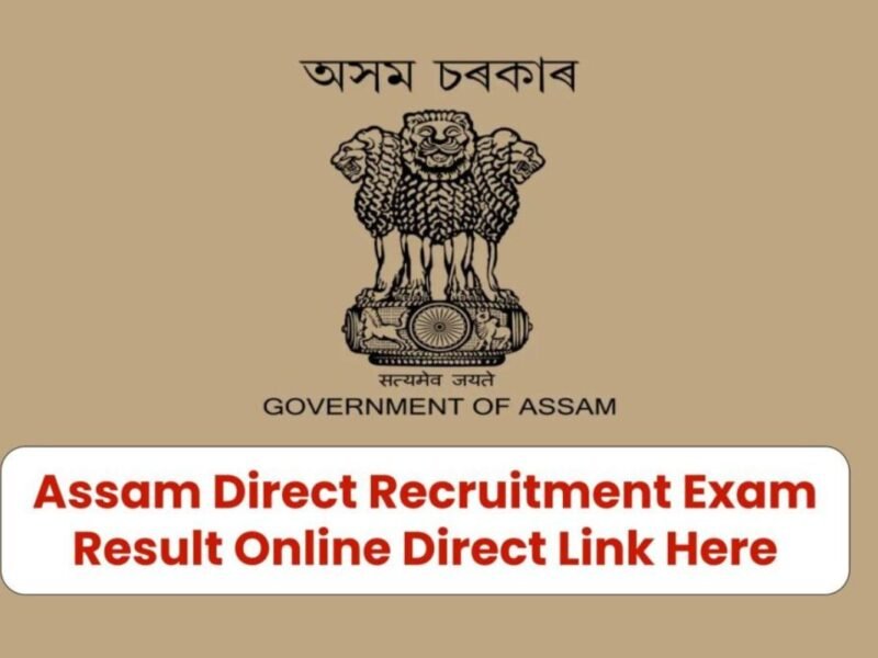 ADRE Result Live Updates: Assam Direct  Exam Results
