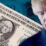 Dollar dips fed clash