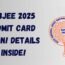 WBJEE 2025 Admit card