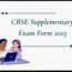 CBSE Supplementary Exam 2025