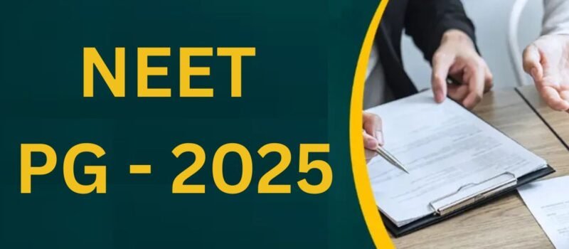NEET PG 2025 Exam City Resubmission Process Begins