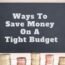Save Money in College Budget