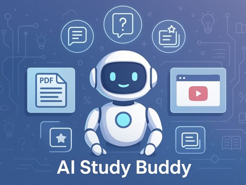 Home 6 Use AI as a study buddy for: clean notes, quiz yourself, track weak spots